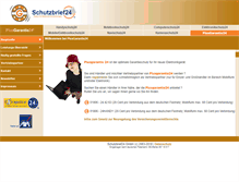 Tablet Screenshot of plusgarantie.schutzbrief24.de
